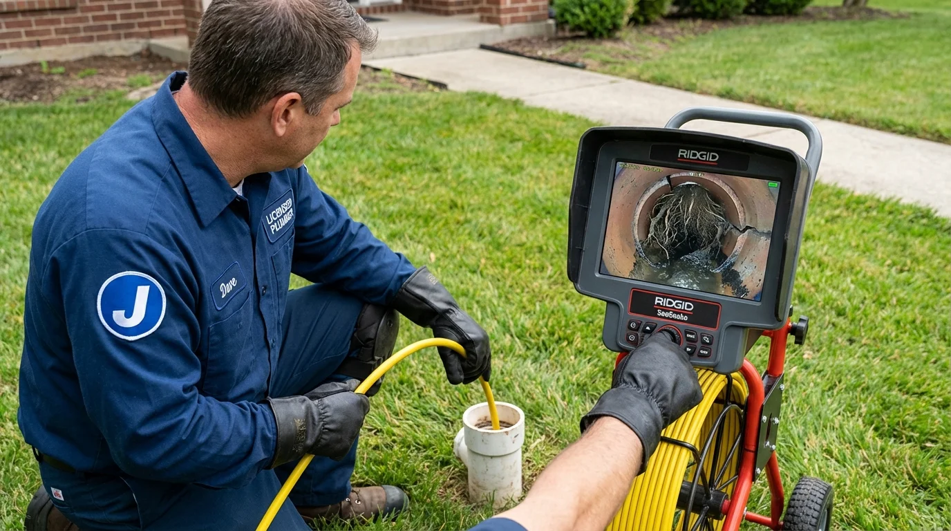 Sewer camera inspection being performed by Johns Plumbing LLC in Panguitch